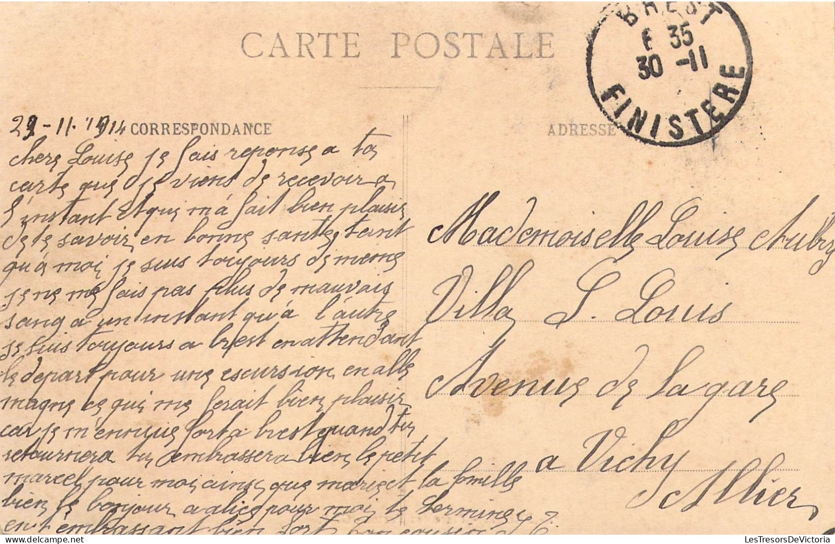 FRANCE - 29 - BREST - Place Des Portes - G B - Carte Postale Ancienne - Brest