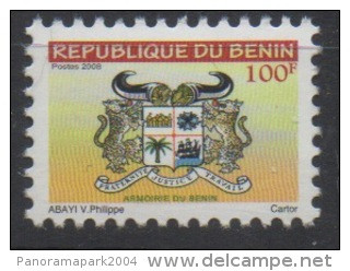 Bénin 2008 Mi. 1457 Y Fils De Soie Seidefaden Armoirie Coat Of Arms Wappen 100 F MNH** - Benin – Dahomey (1960-...)