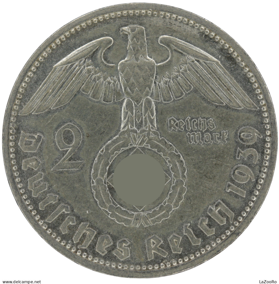 LaZooRo: Germany 2 Mark 1939 F XF / UNC - Silver - 2 Reichsmark