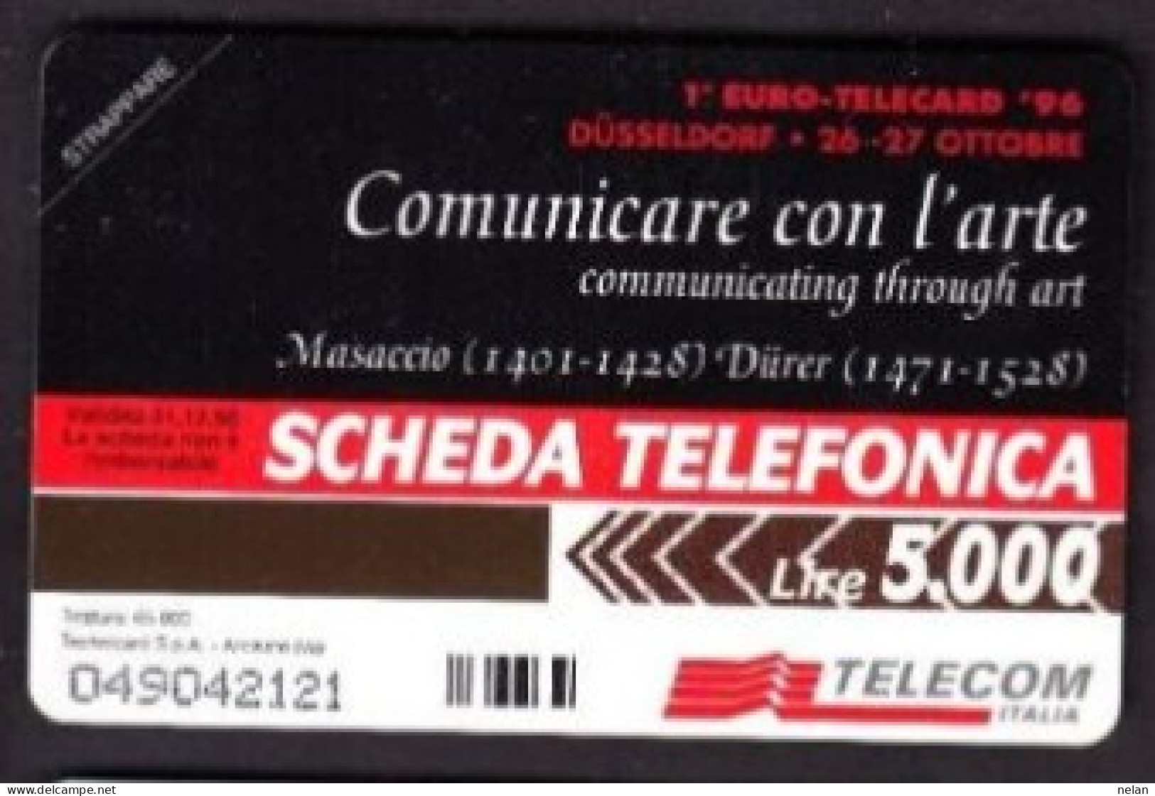 SCHEDA TELEFONICA - ITALIA - TELECOM - NUOVA - COMUNICARE CON L ARTE - Öff. Sonderausgaben