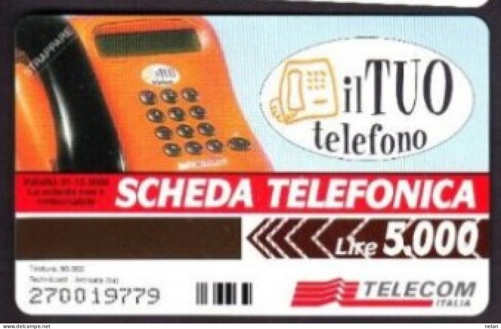 SCHEDA TELEFONICA - ITALIA - TELECOM - NUOVA - IL TUO TELEFONO - Öff. Sonderausgaben