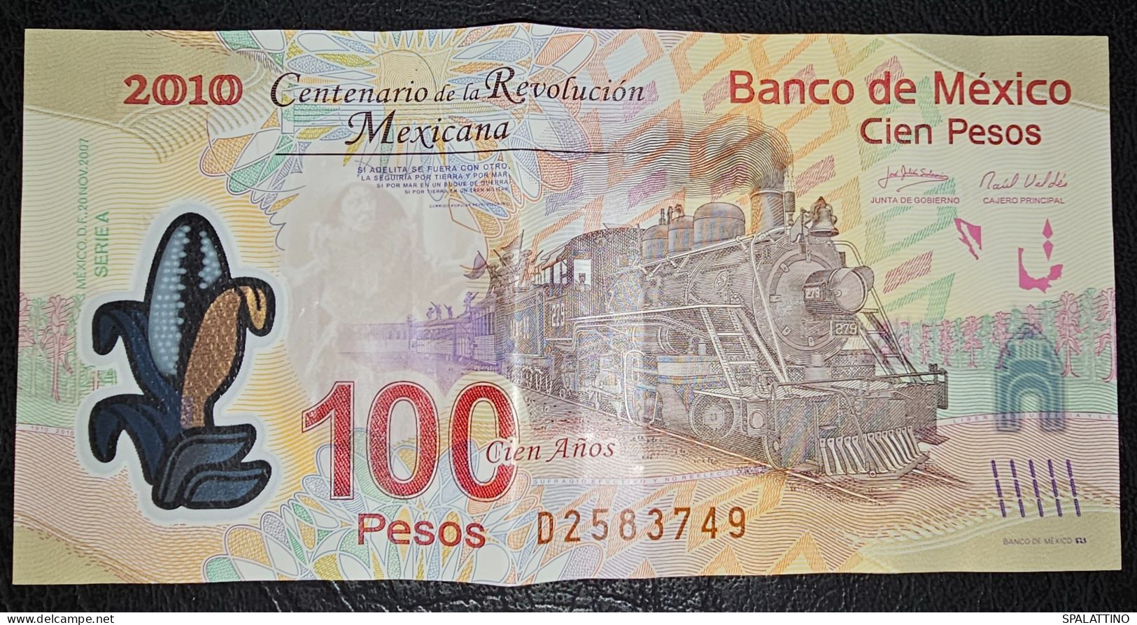 MEXICO- 100 PESOS 2010. REVOLUTION (2007) POLYMER - Mexique