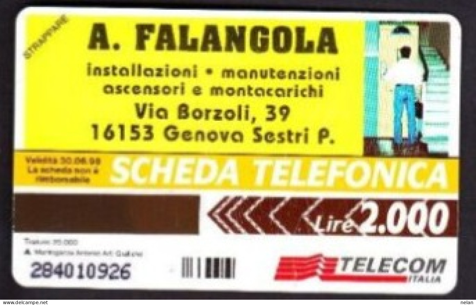 SCHEDA TELEFONICA - ITALIA - TELECOM - NUOVA - A FALANGOLA - Öff. Sonderausgaben