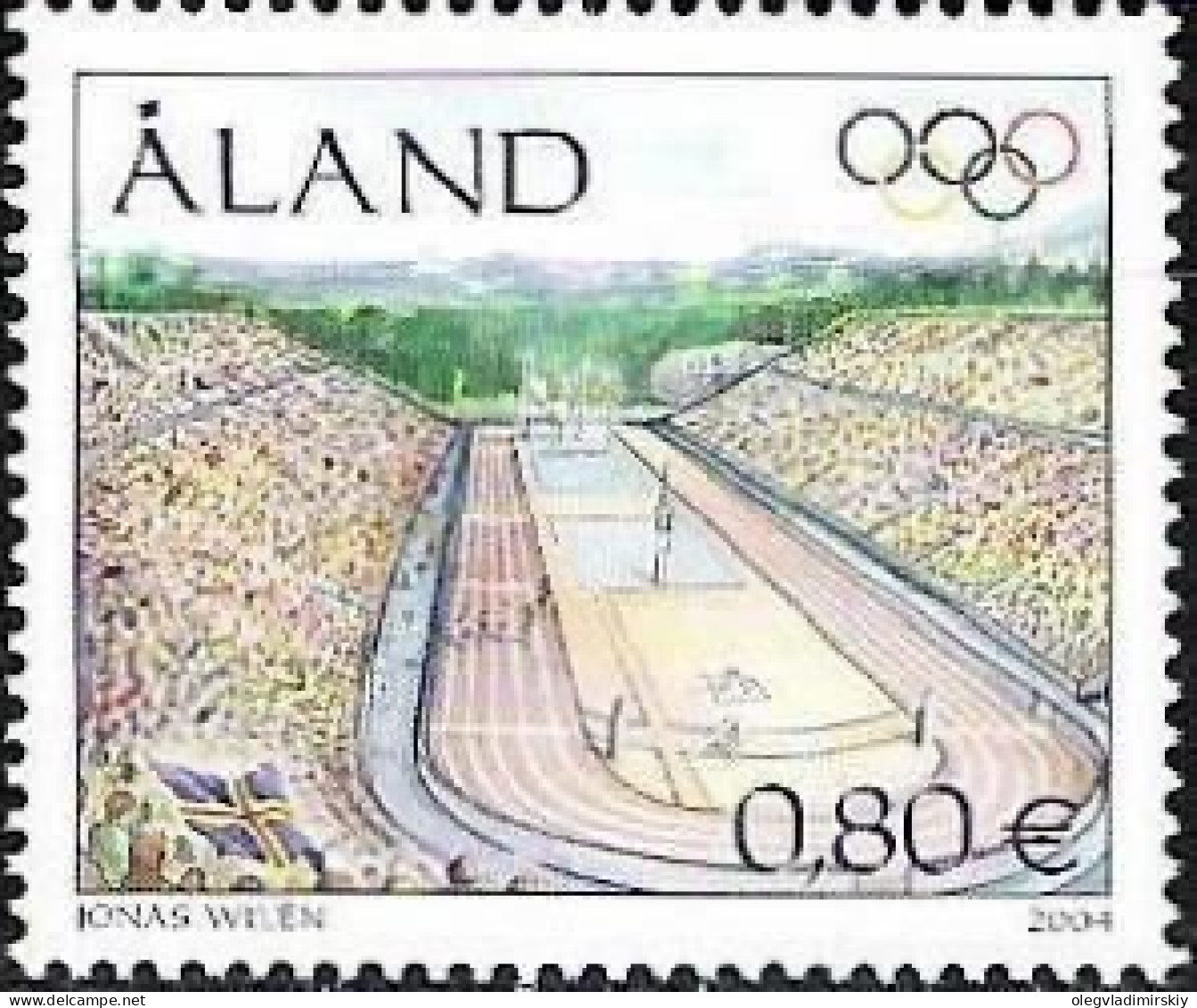 Aland Islands Åland Finland 2004 Olympic Games Athens Olympics Stamp Mint - Summer 2004: Athens