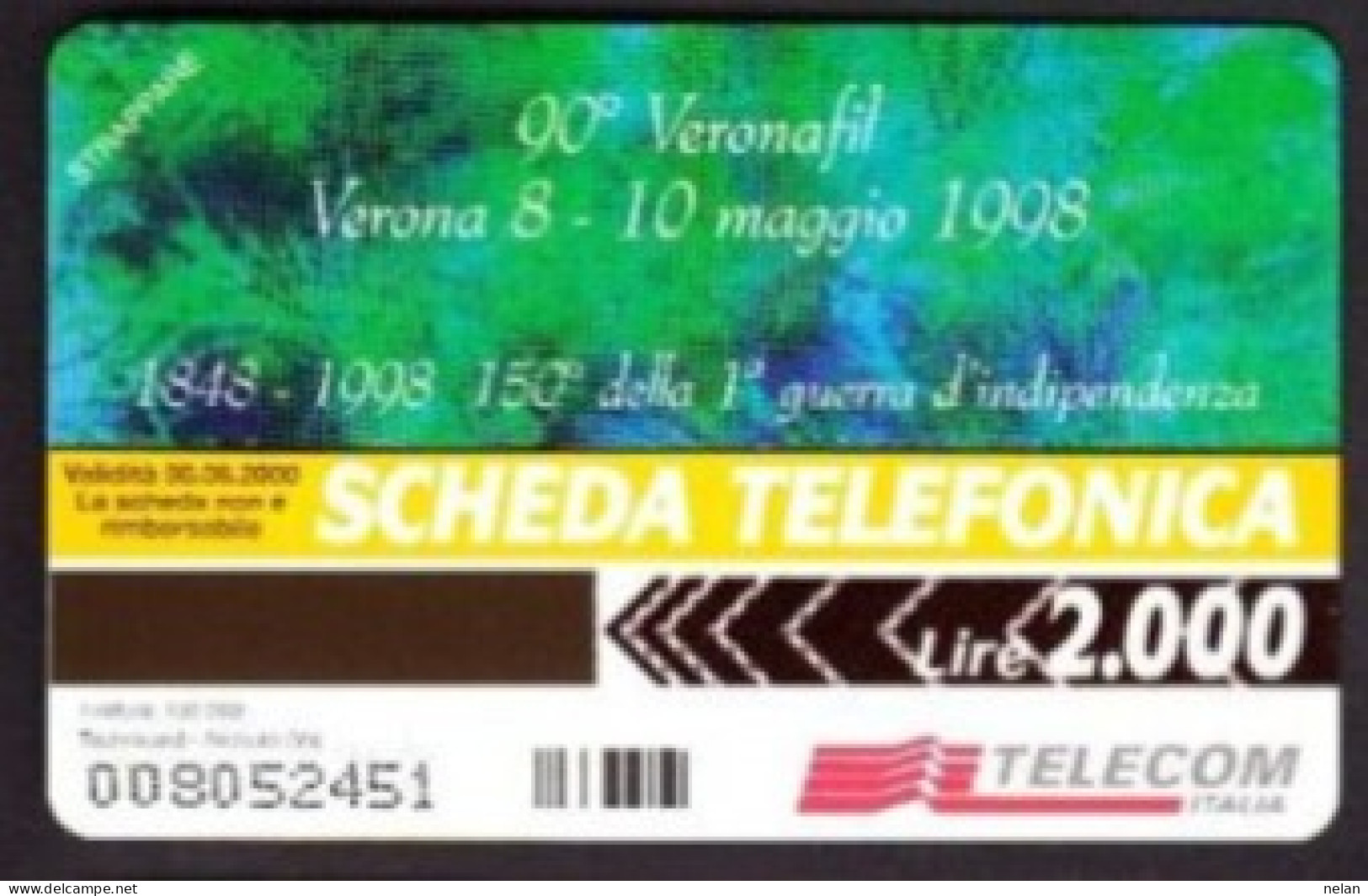 SCHEDA TELEFONICA - ITALIA - TELECOM - NUOVA - 90  VERONAFIL - Öff. Sonderausgaben