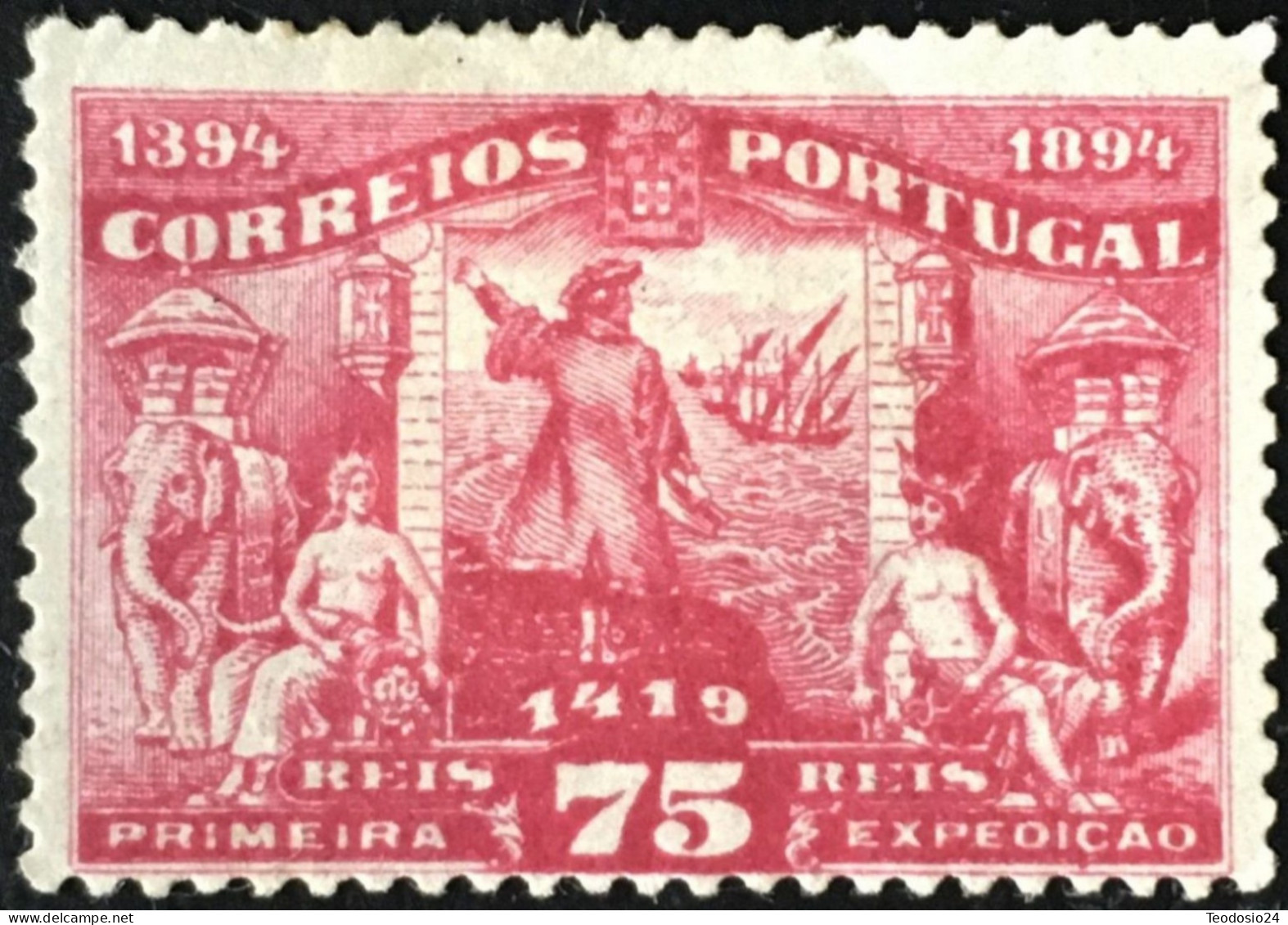 PORTUGAL 1894 .   MI  102 *  MH CV 70 EUROS - Ongebruikt