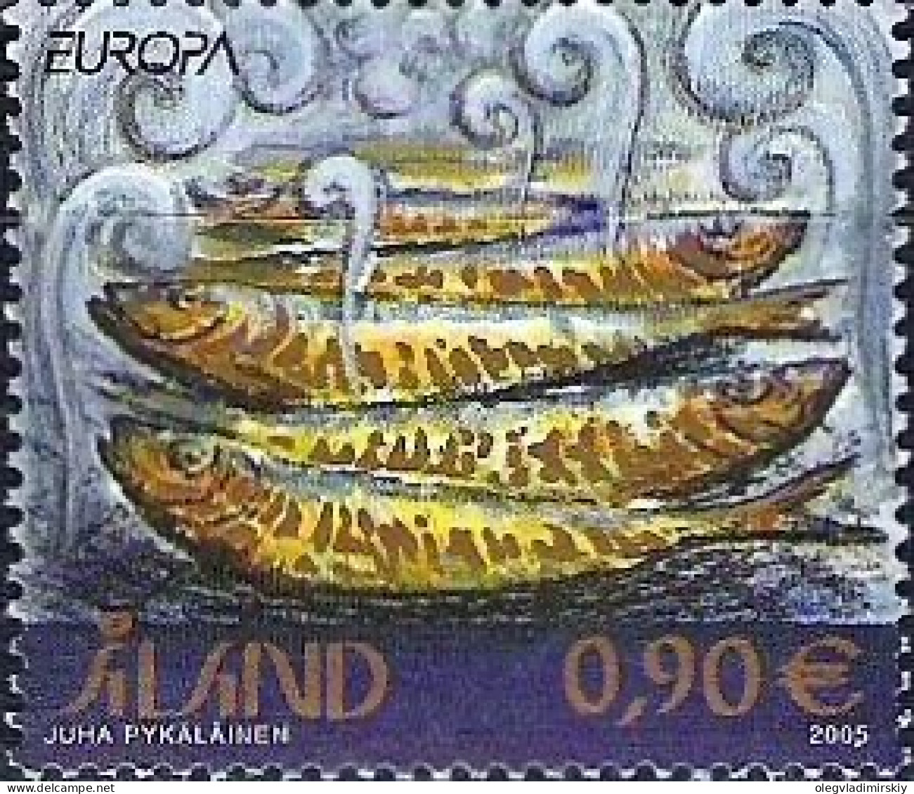 Aland Islands Åland Finland 2005 Europa CEPT Gastronomy Fish Stamp Mint - Alimentation