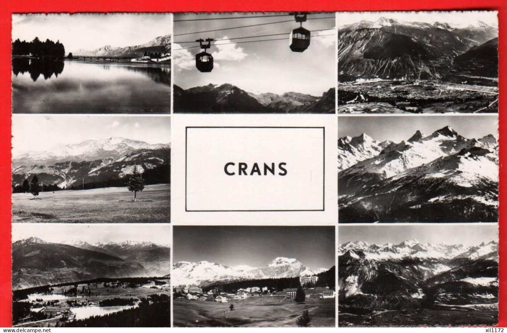 ZWE-05  CRANS Montana, Multivues  Société Graphique 8072, NC  - Crans-Montana