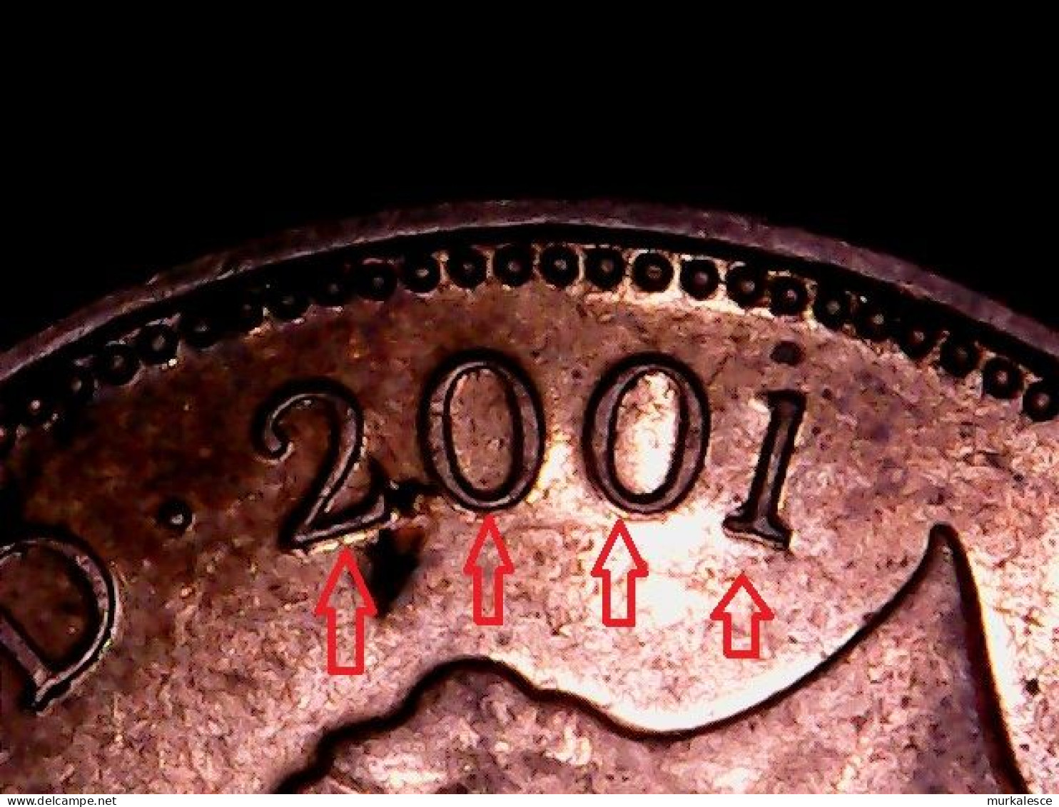 8812---  -- UNITED  KINGDOM  TWO PENCE    2001     DRUCKFEHLER - 2 Pence & 2 New Pence