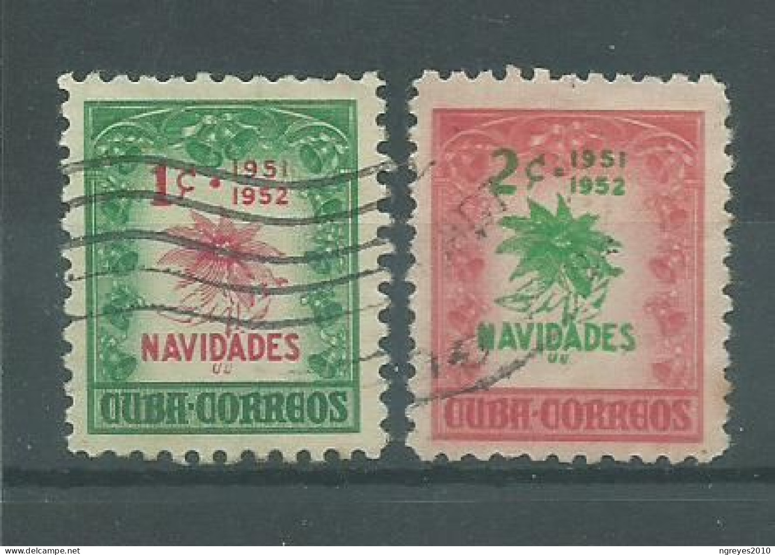 230044387  CUBA  YVERT  Nº352A/B - Gebruikt