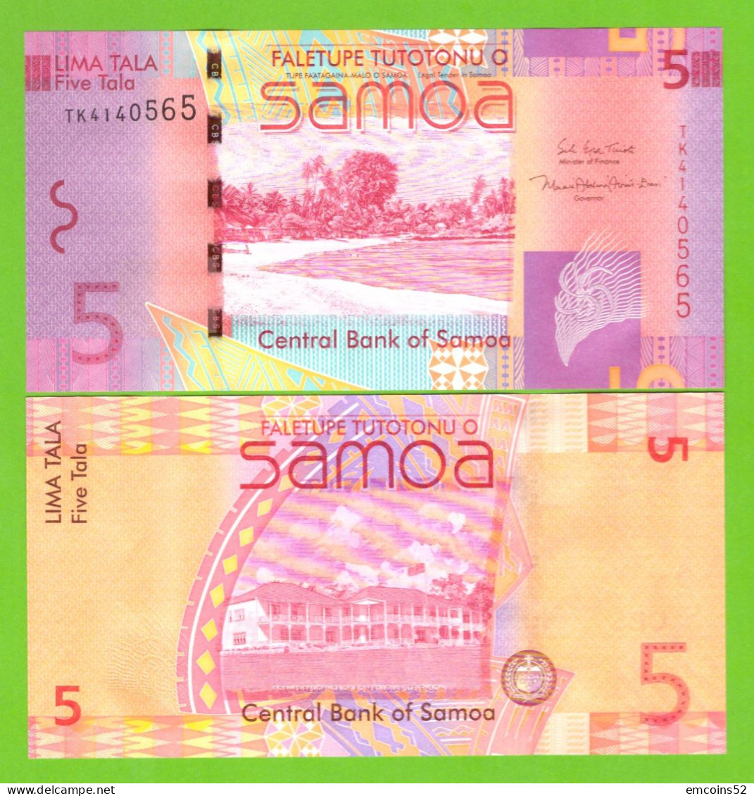 SAMOA 5 TALA 2017 P-38c UNC - Samoa