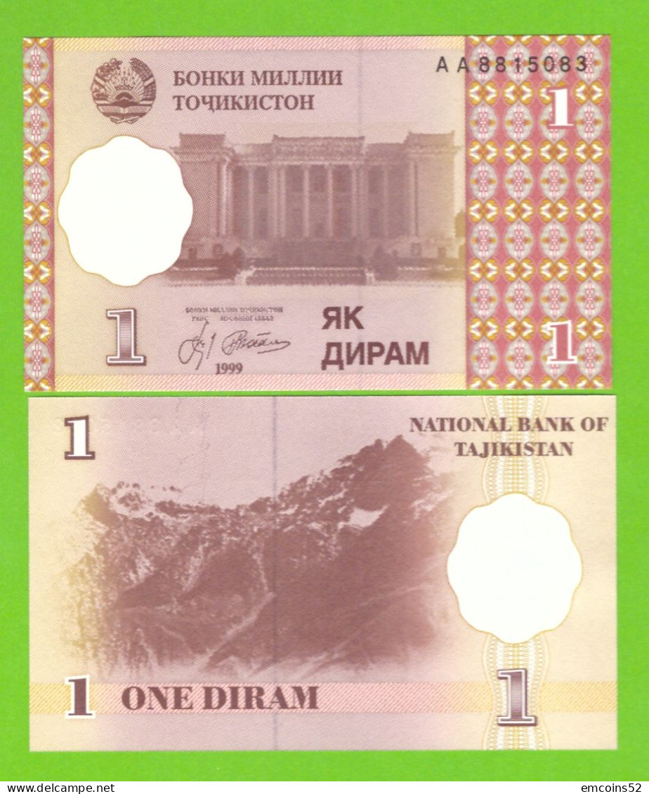 TAJIKISTAN 1 DIRAM 1999 P-10 UNC - Tayikistán