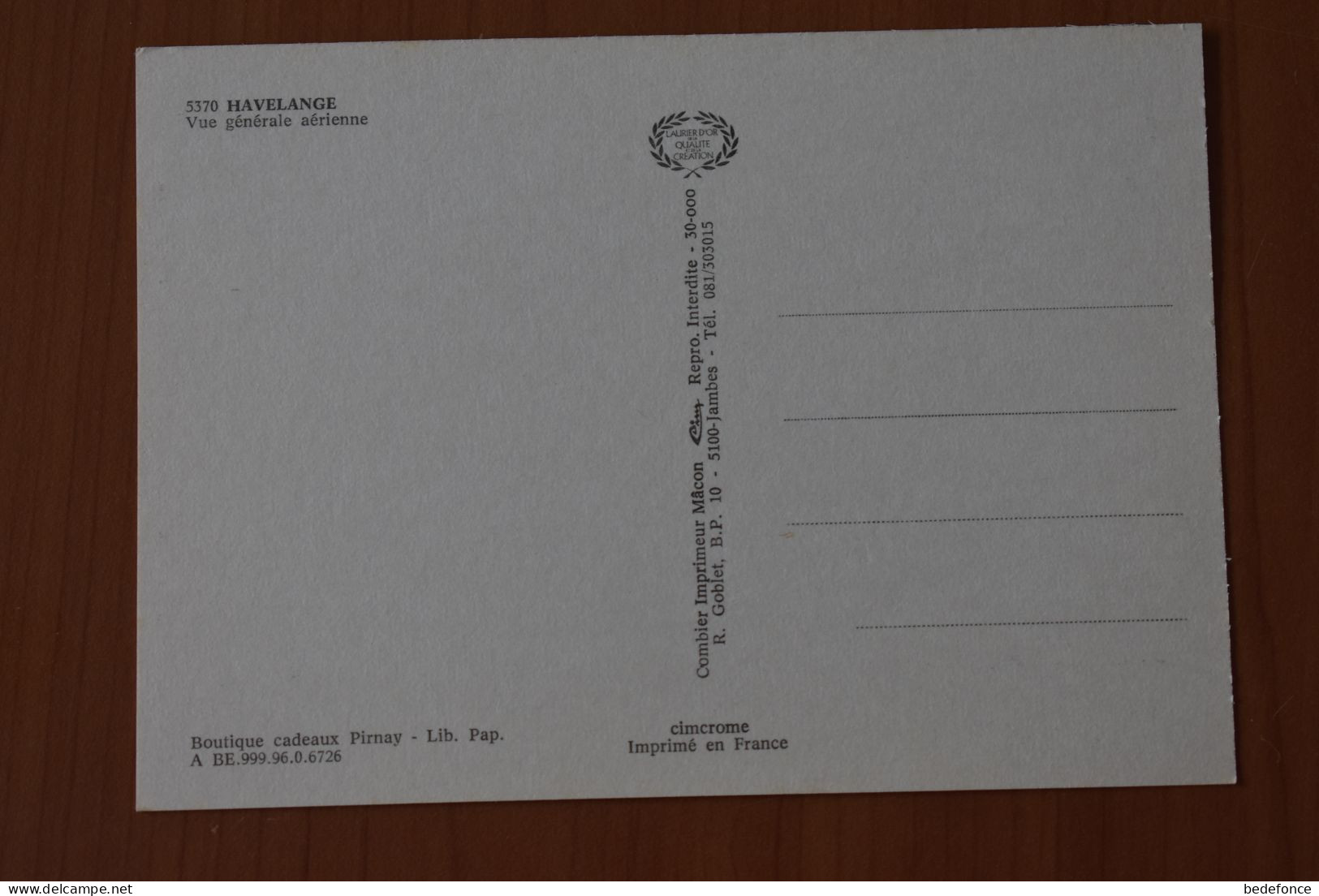 Carte Postale - Belgique - Havelange - Vue Générale Aérienne - Pas Circulé - Havelange