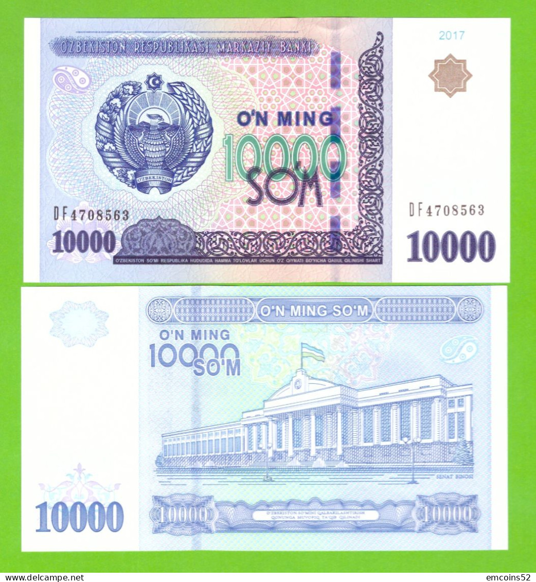 UZBEKISTAN 10000 SOM 2017 P-84 UNC - Ouzbékistan