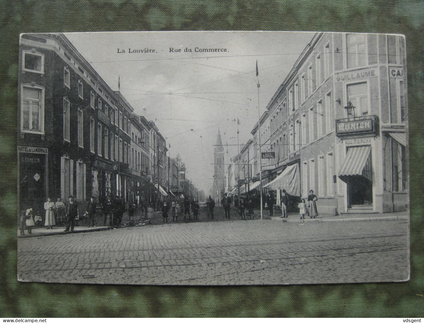 LA LOUVIERE - RUE DU COMMERCE 1908 - La Louvière