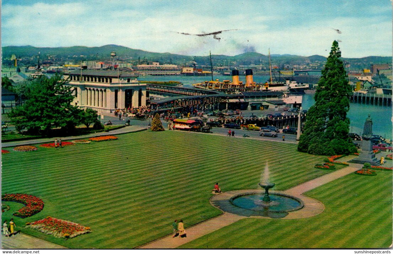 Canada Victoria CPR Building And Steamer 1960 - Victoria