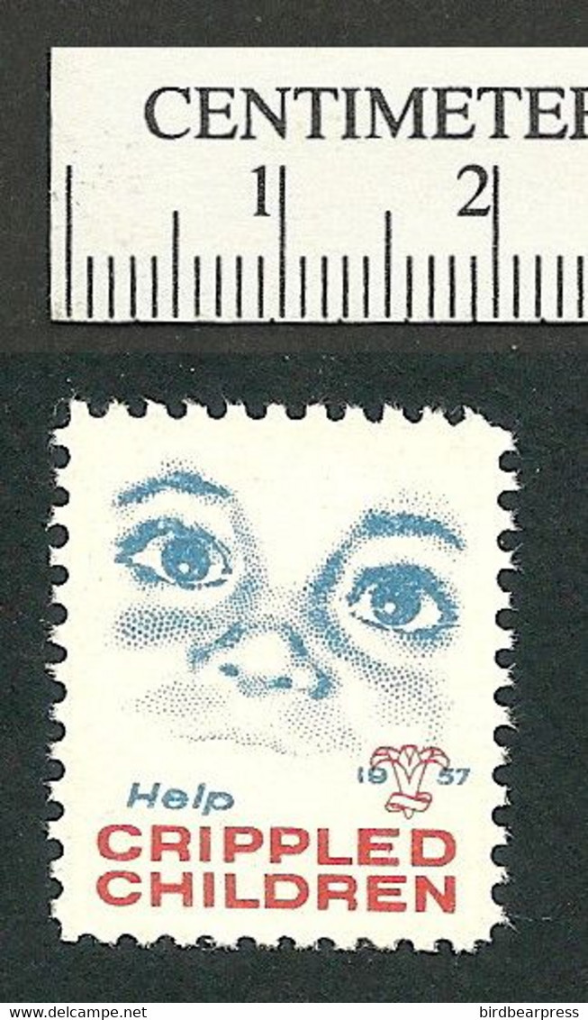B66-86 CANADA 1957 Crippled Children Easter Seal MNH English - Werbemarken (Vignetten)