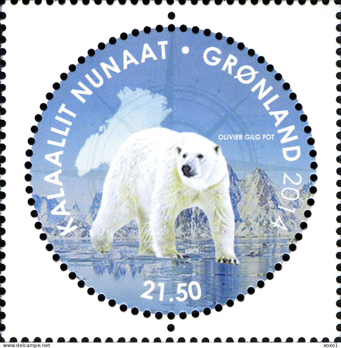 Greenland 2014 MiNr. 680 (Block 70) Dänemark Grönland Ross Antarctica Pole Bears BIRDS Penguins 1v + S\sh MNH** 13.00 € - Faune Arctique