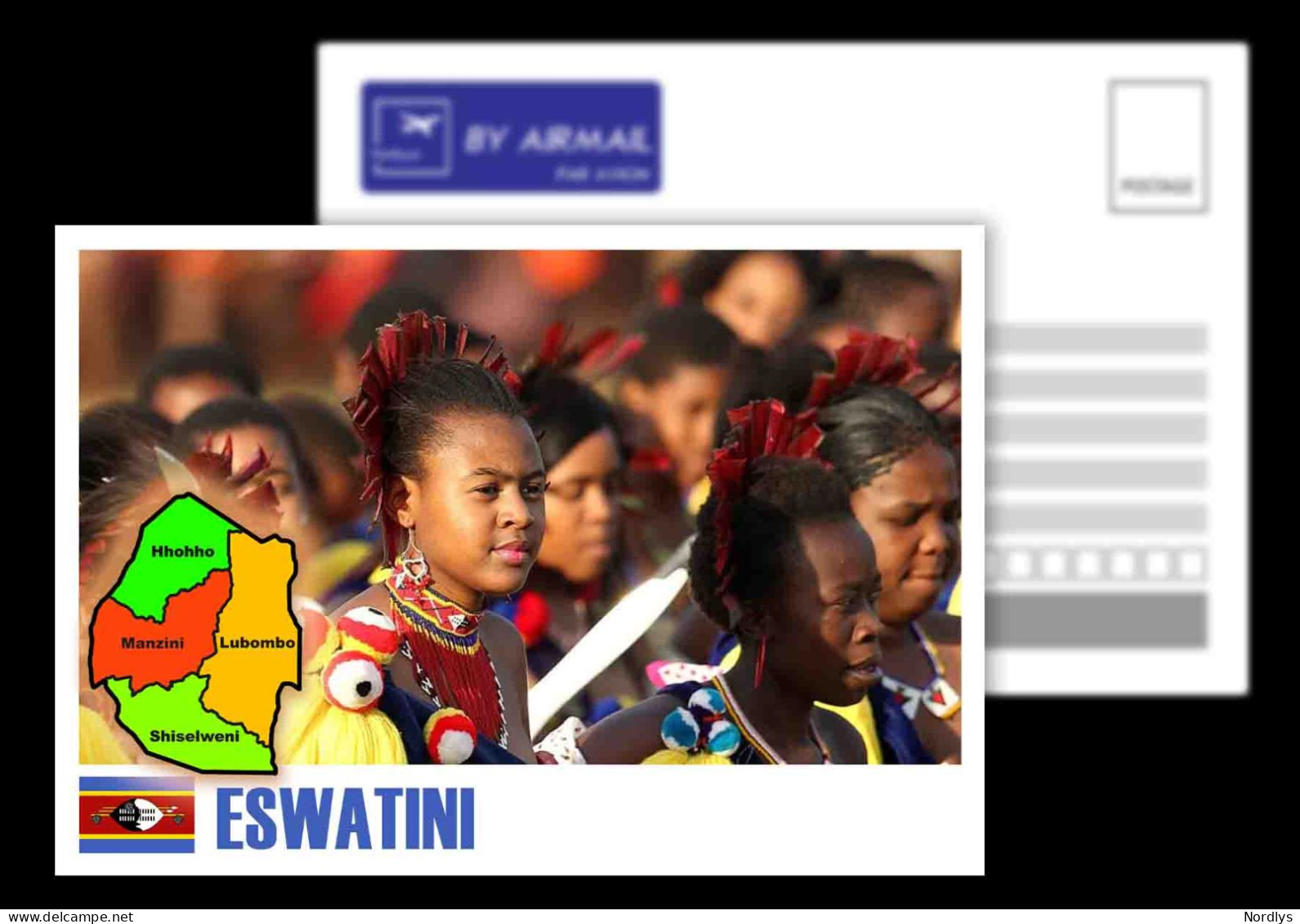 Swaziland / Eswatini / Postcard / View Card / Map Card - Swasiland