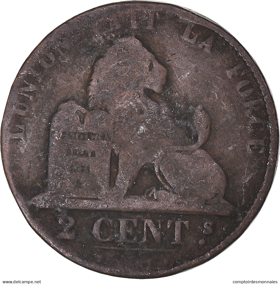 Monnaie, Belgique, 2 Centimes, 1861 - 2 Centimes