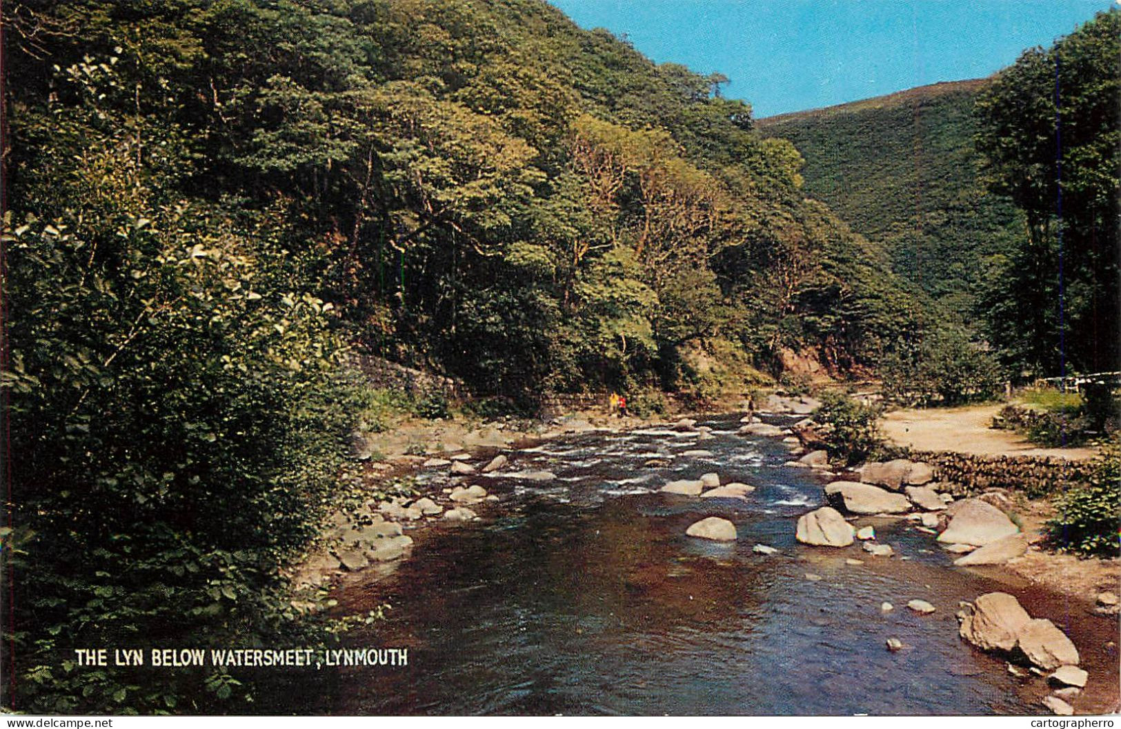 England Lynmouth Lyn Valley Below Watersmeet Picturesque Scenery - Lynmouth & Lynton