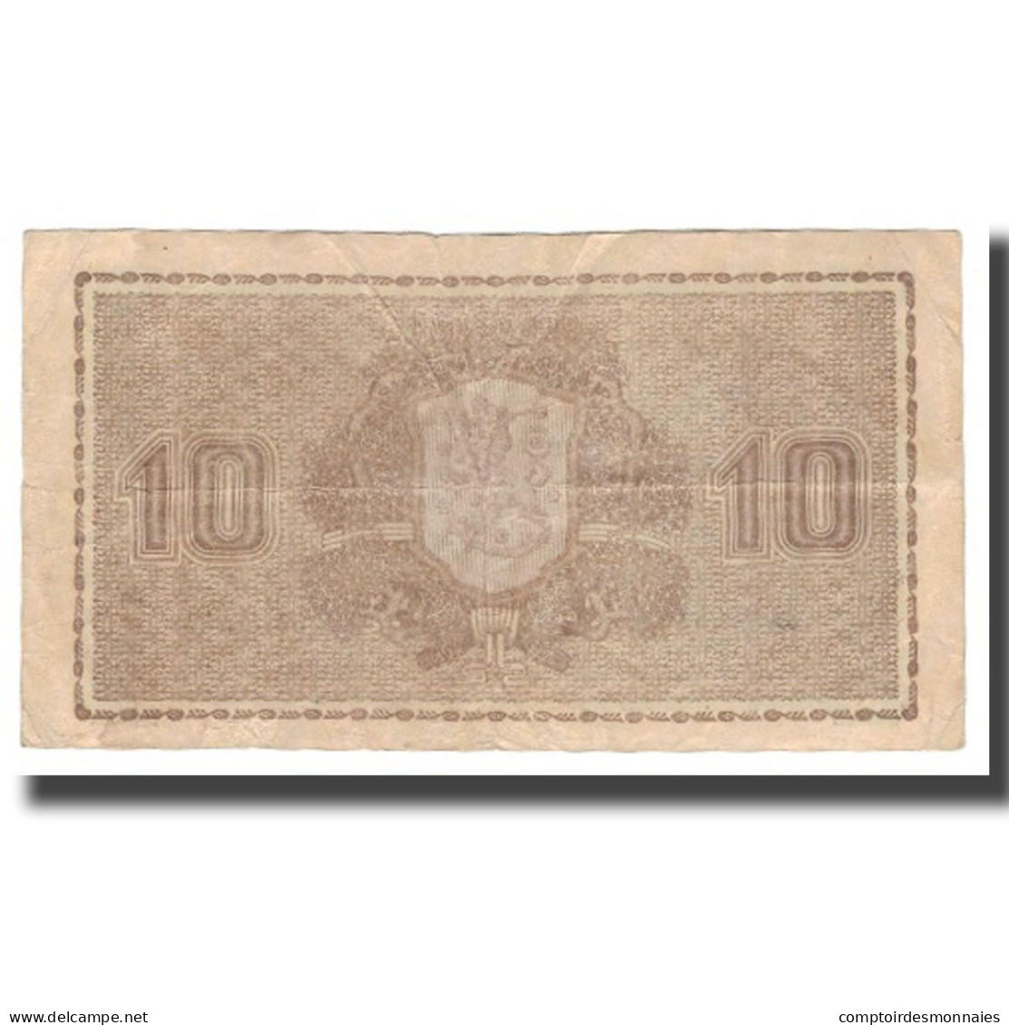 Billet, Finlande, 10 Markkaa, 1939 (1939-45), KM:70a, TB - Finland