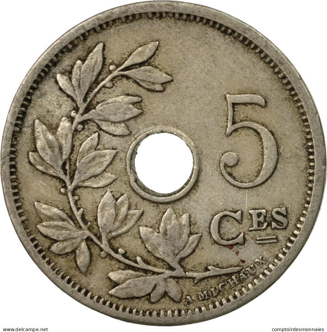 Monnaie, Belgique, 5 Centimes, 1905, TB+, Copper-nickel, KM:54 - 5 Centimes