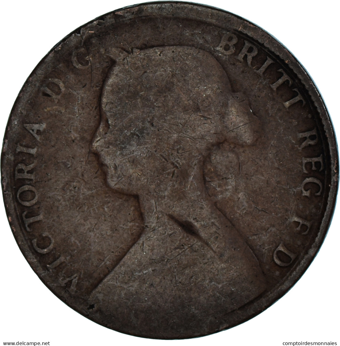 Monnaie, Grande-Bretagne, 1/2 Penny, 1861 - C. 1/2 Penny