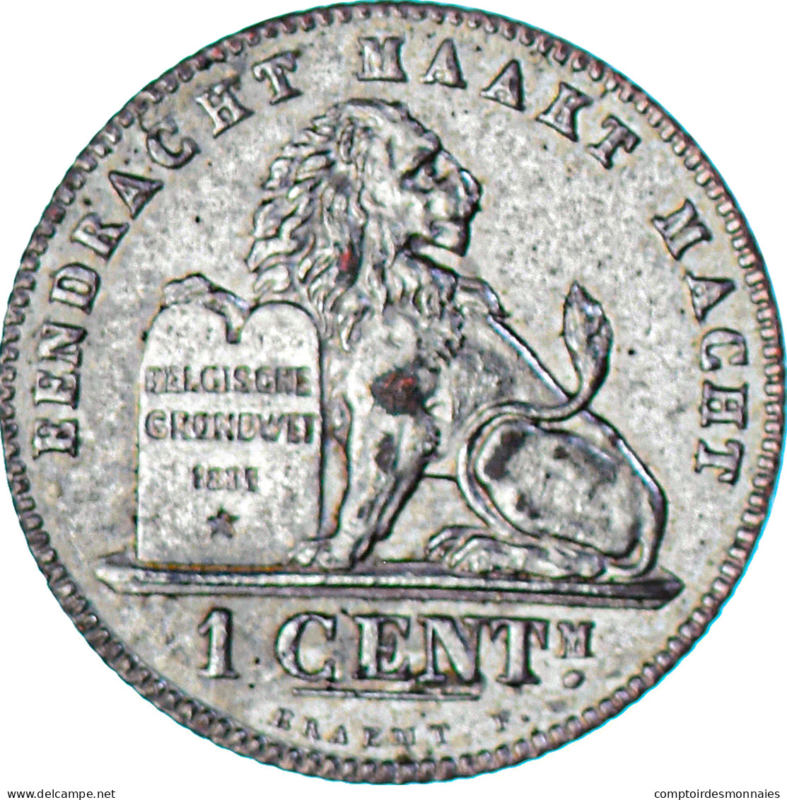 Monnaie, Belgique, Centime, 1887 - 1 Cent