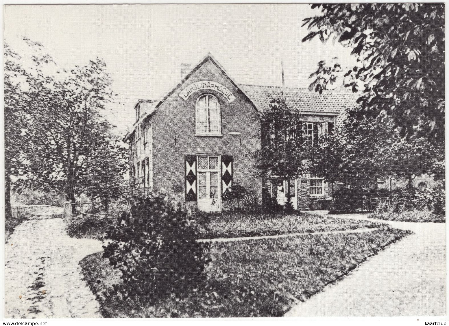 Carolinahoeve Omstreeks 1900 - (De Steeg, Gelderland, Nederland/Holland) - Natuurmonumenten - Rheden