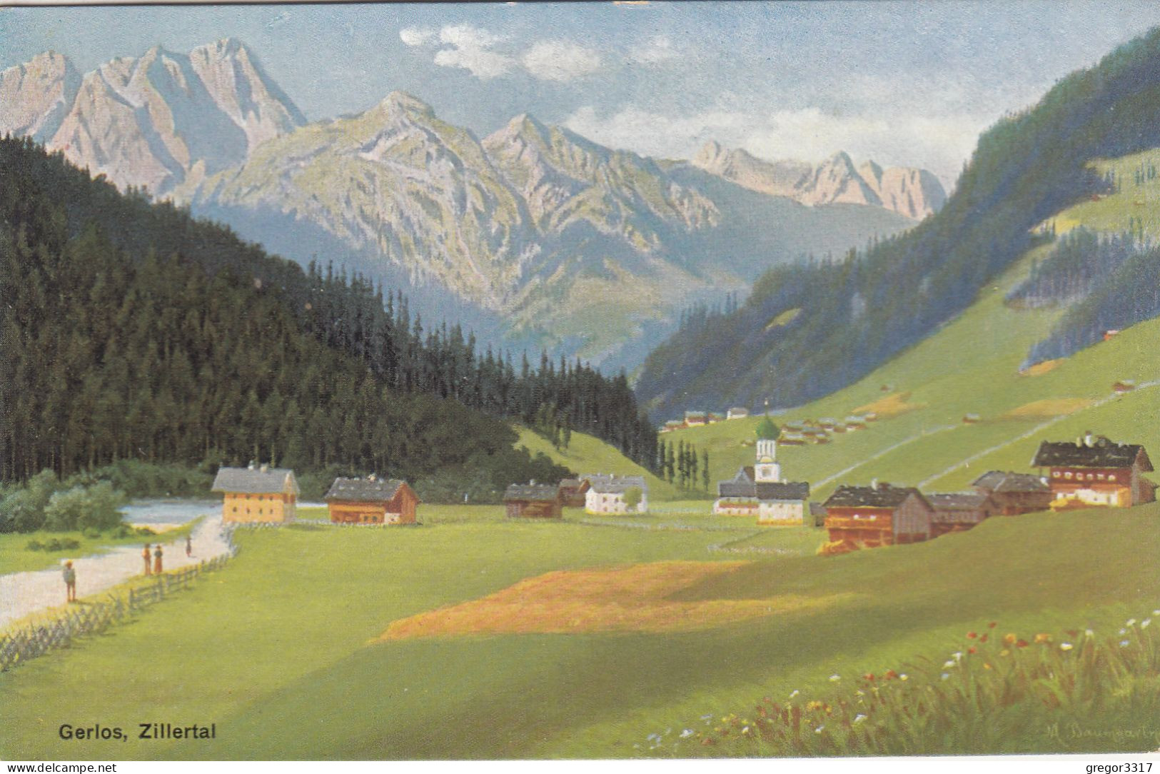 D2442) GERLOS - Zillertal - Wunderschöne Alte AK - - Gerlos