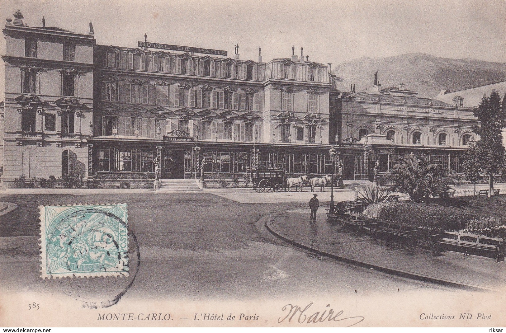 MONACO(HOTEL DE PARIS) - Hoteles