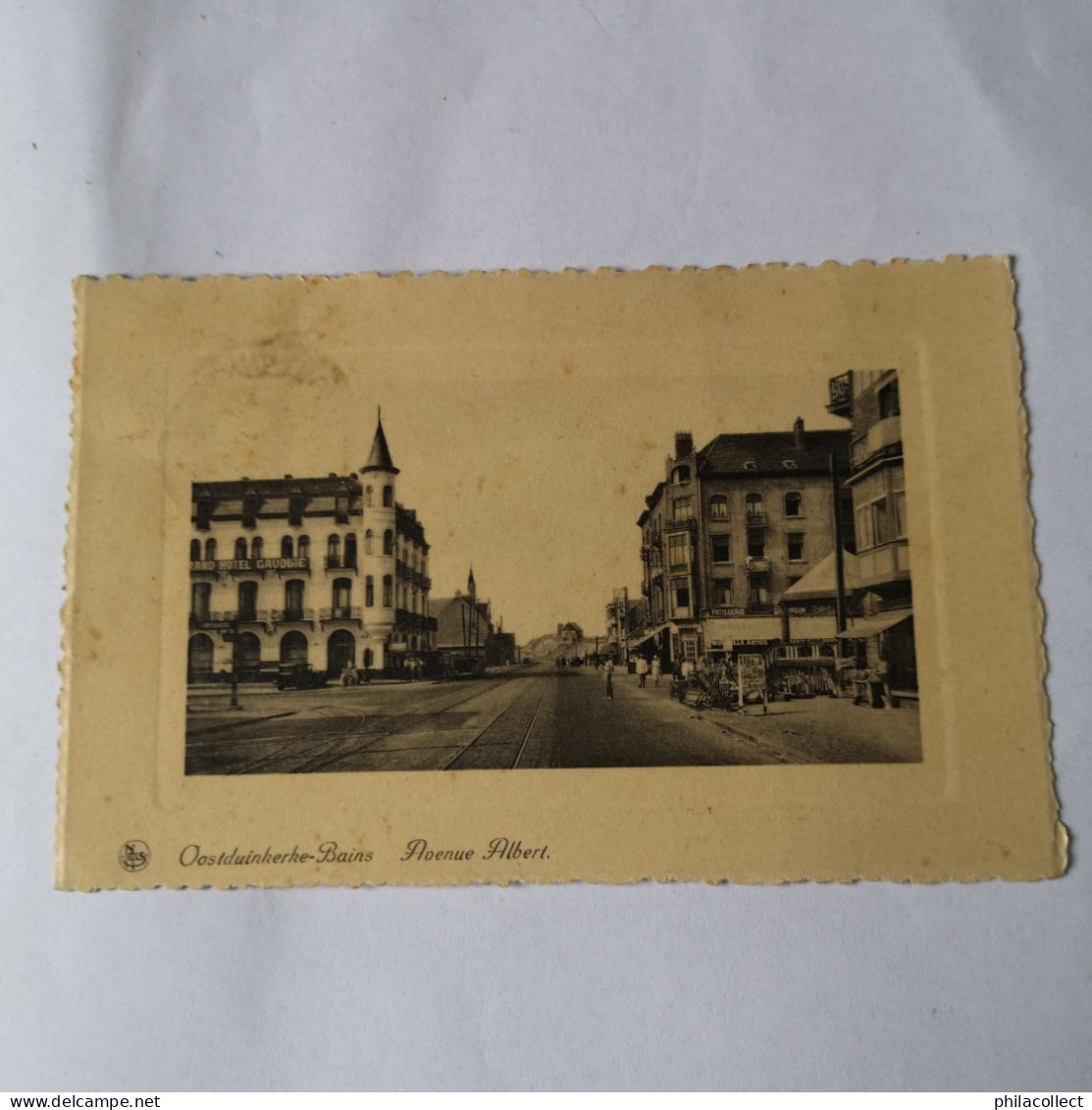 Oostduinkerke Bains (Koksijde) Avenue Albert 1938 Vlekkig - Koksijde