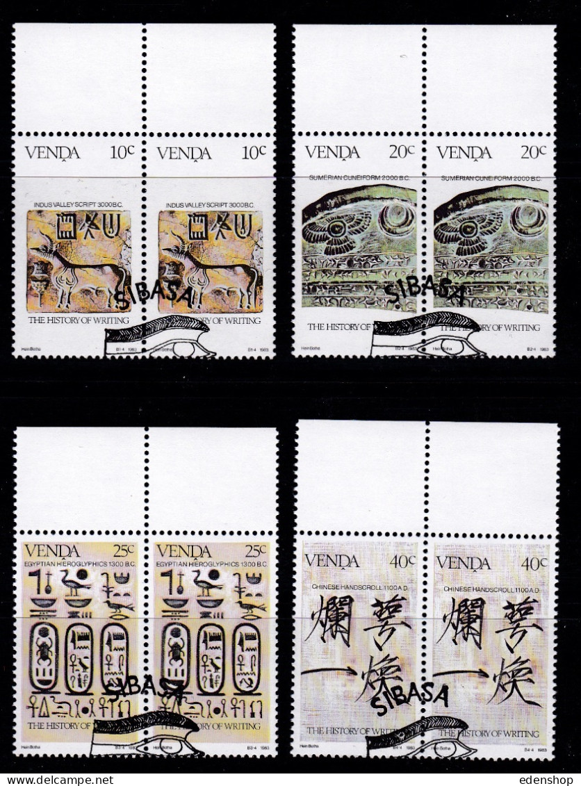 !983 SOUTH AFRICA VENDA SPECIAL OFFER, ALL 16 MNH Stamps,17 Control Blocks,4 FDCs,4 First Day sheets,16 cancelled pairs