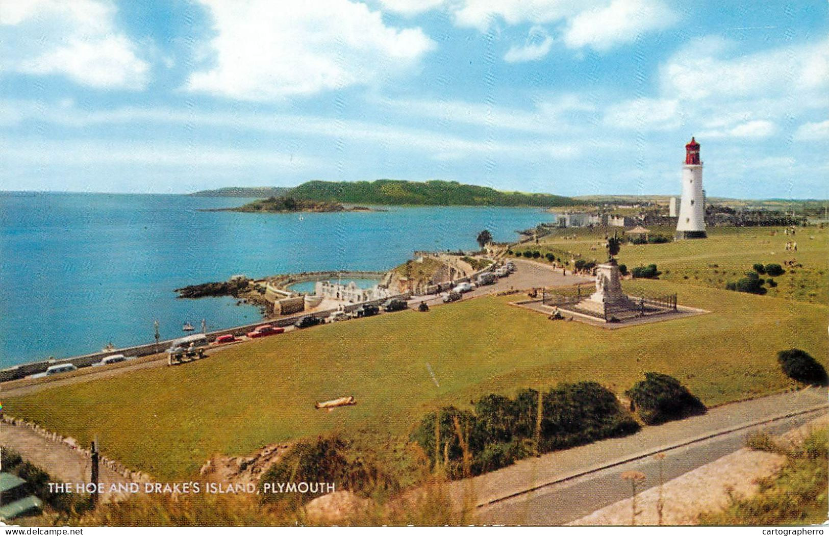 England Plymouth Hoe, Drake's Isle  & Lighthouse - Plymouth