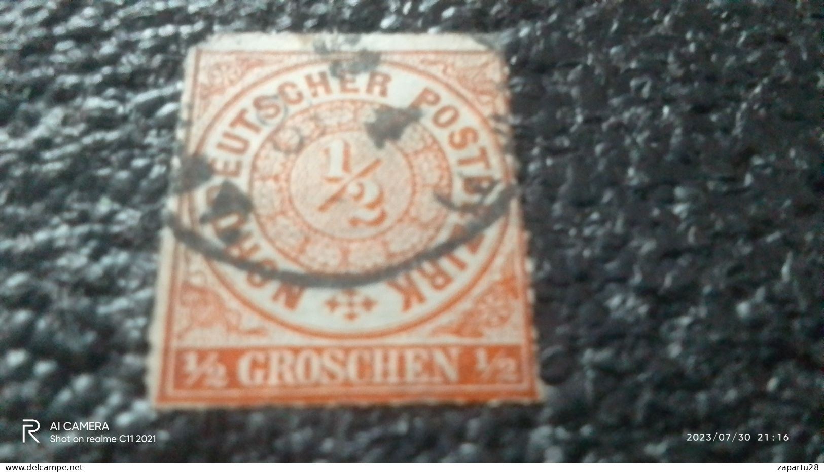NORTDEUTSCHLAND-1868      0.50GR.     USED - Mecklenburg-Strelitz