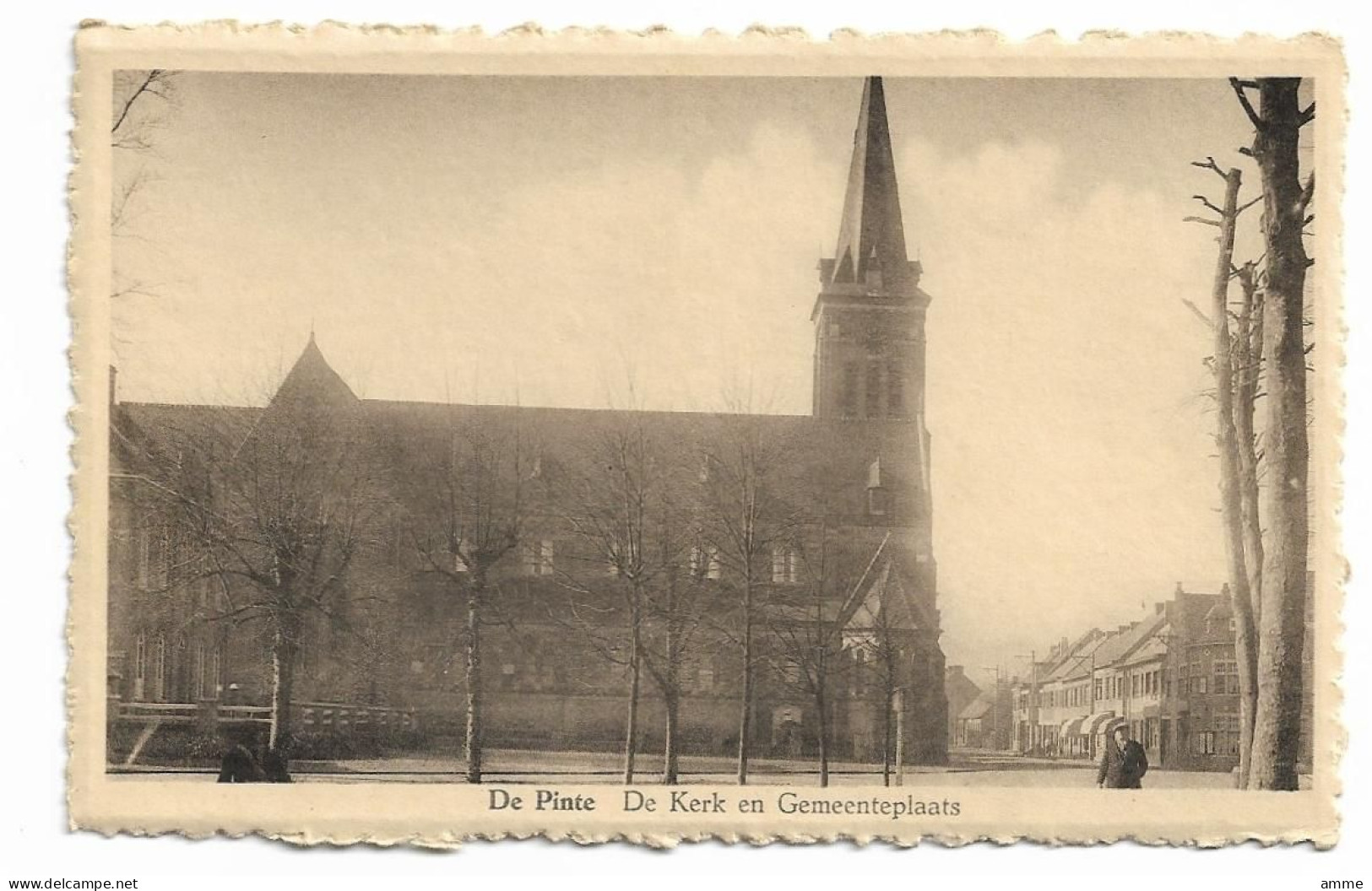 De Pinte   *  De Kerk En Gemeenteplaats - De Pinte