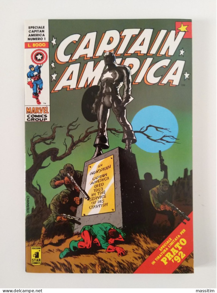 Speciale Capitan America N. 1 ( Star Comics 1992 ) Captain America - Prato '92 - Super Eroi