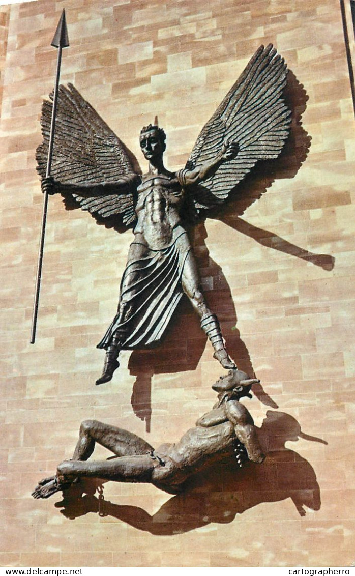 England Coventry Cathedral St Michael & The Devil By Epstein - Coventry