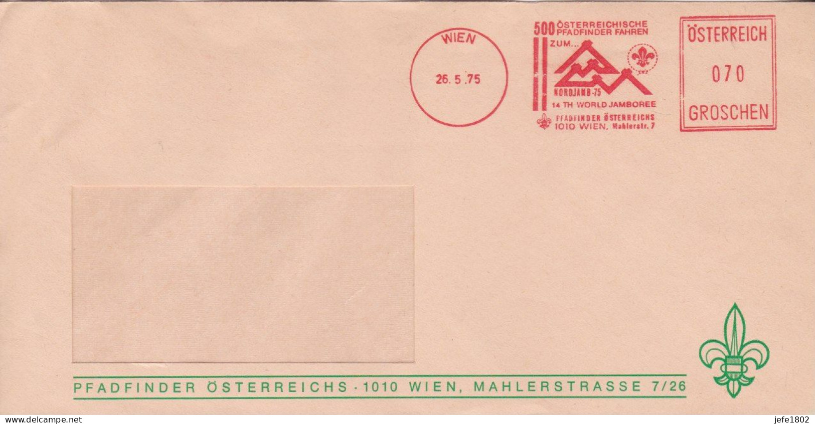 14. Welt Jamboree - NORDJAMB 75 - Norwegen 1975 - Used Stamps