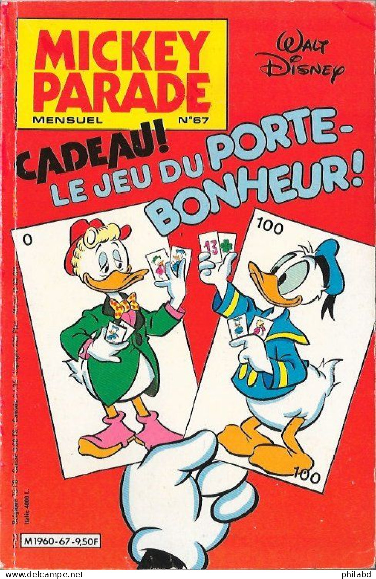 Mickey-Parade N°67 "Porte-bonheur" -  Edi-Monde 1985 TB - Mickey Parade