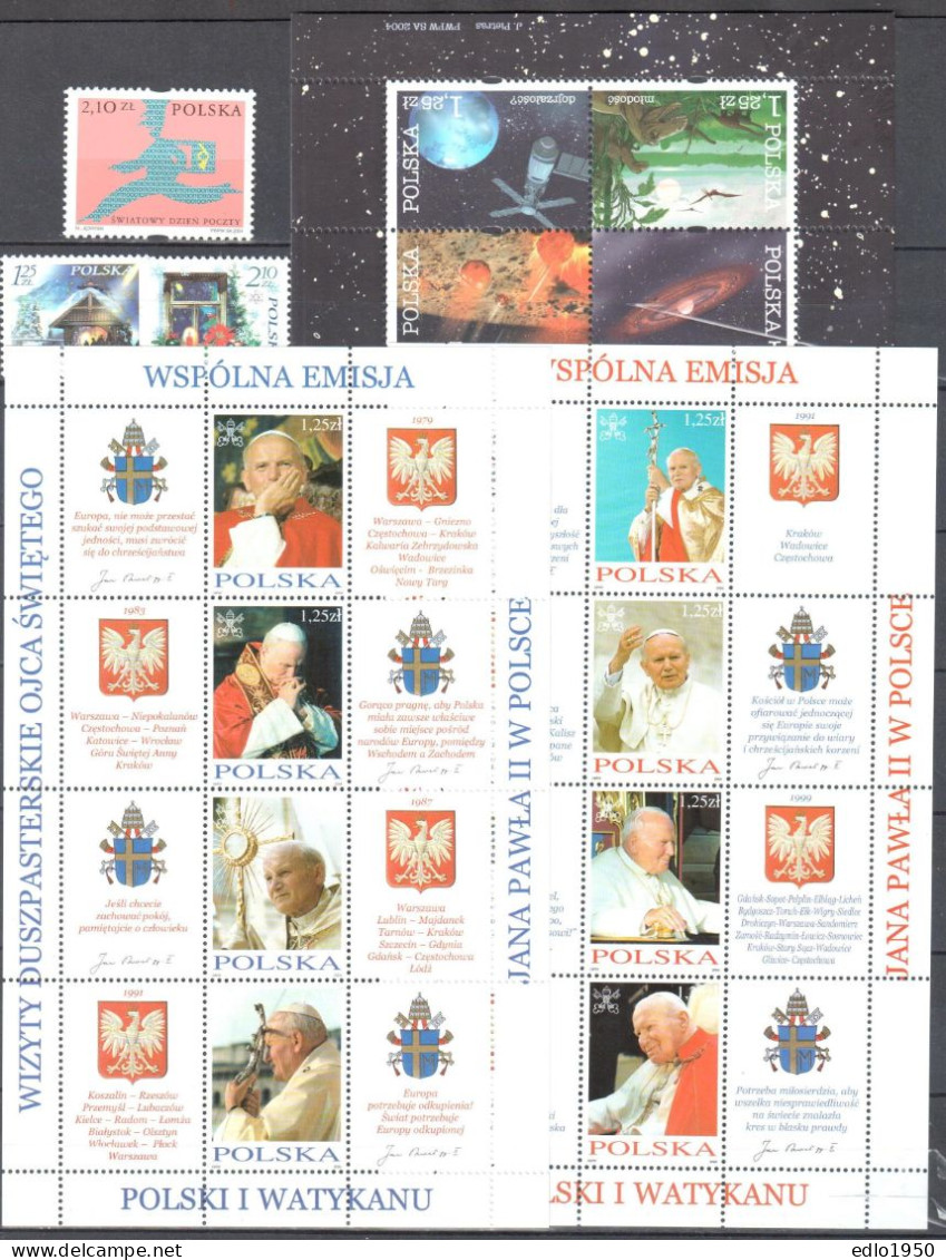 Poland 2004 - Year Set - MNH(**) - Postfrisch - Années Complètes