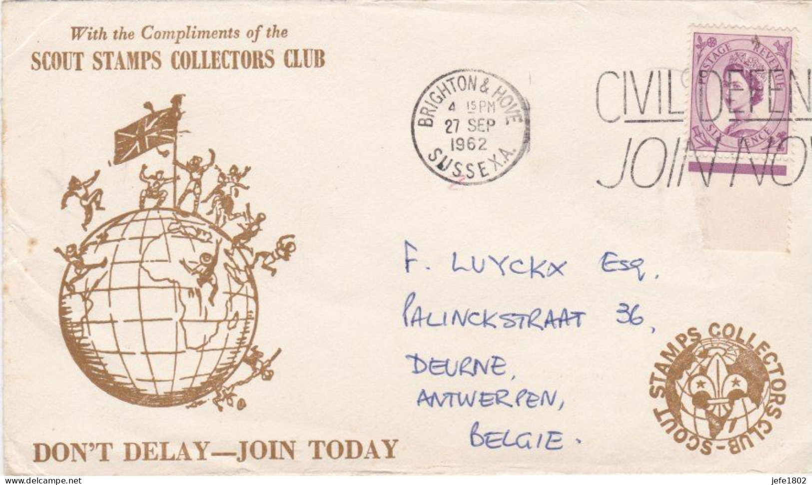 Scout Stamps Collectors Club - DON'T DELAY - JOIN TODAY - Gebraucht