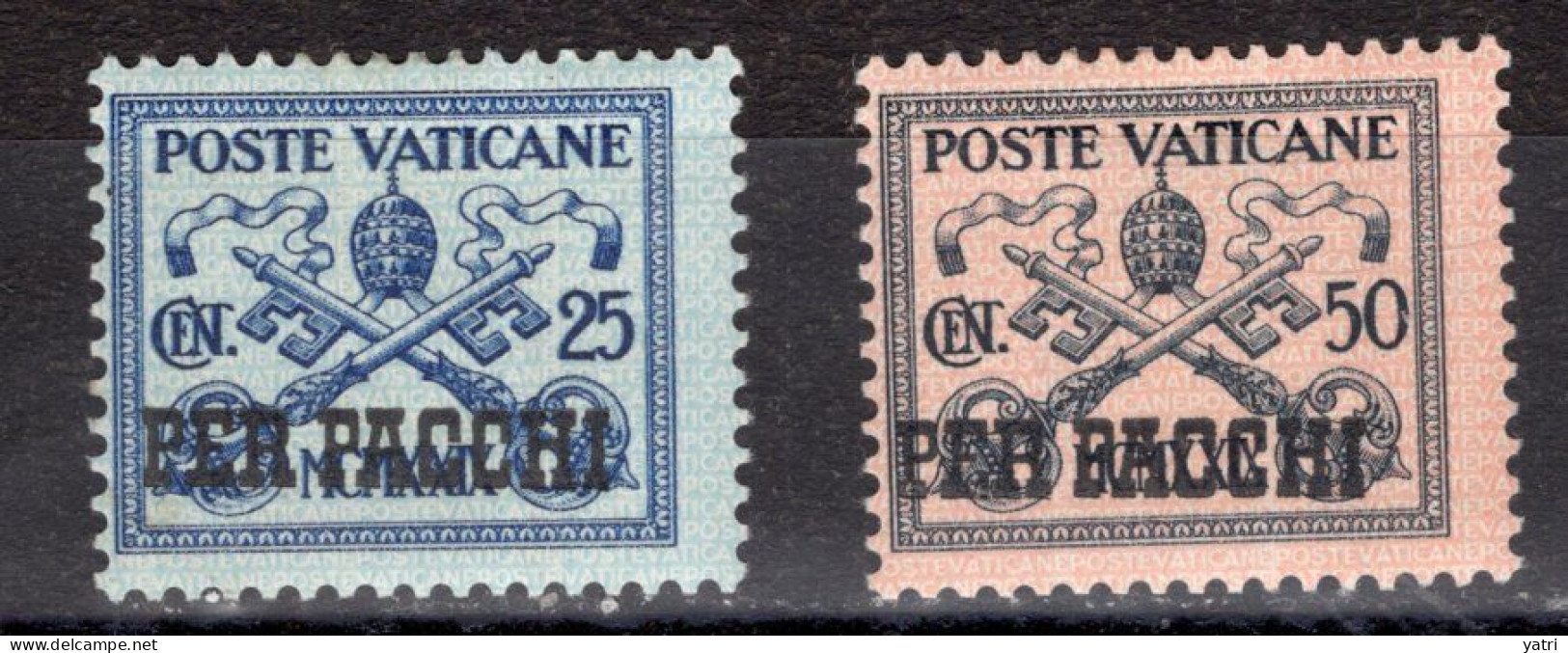 Vaticano - 1931 - Pacchi Postali - 25 - 50 Cent. * MH - Postpakketten