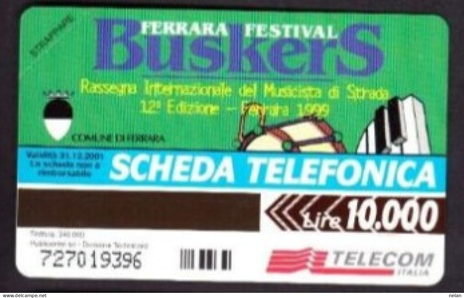 SCHEDA TELEFONICA - ITALIA - TELECOM - NUOVA - BUSKERS - Öff. Sonderausgaben