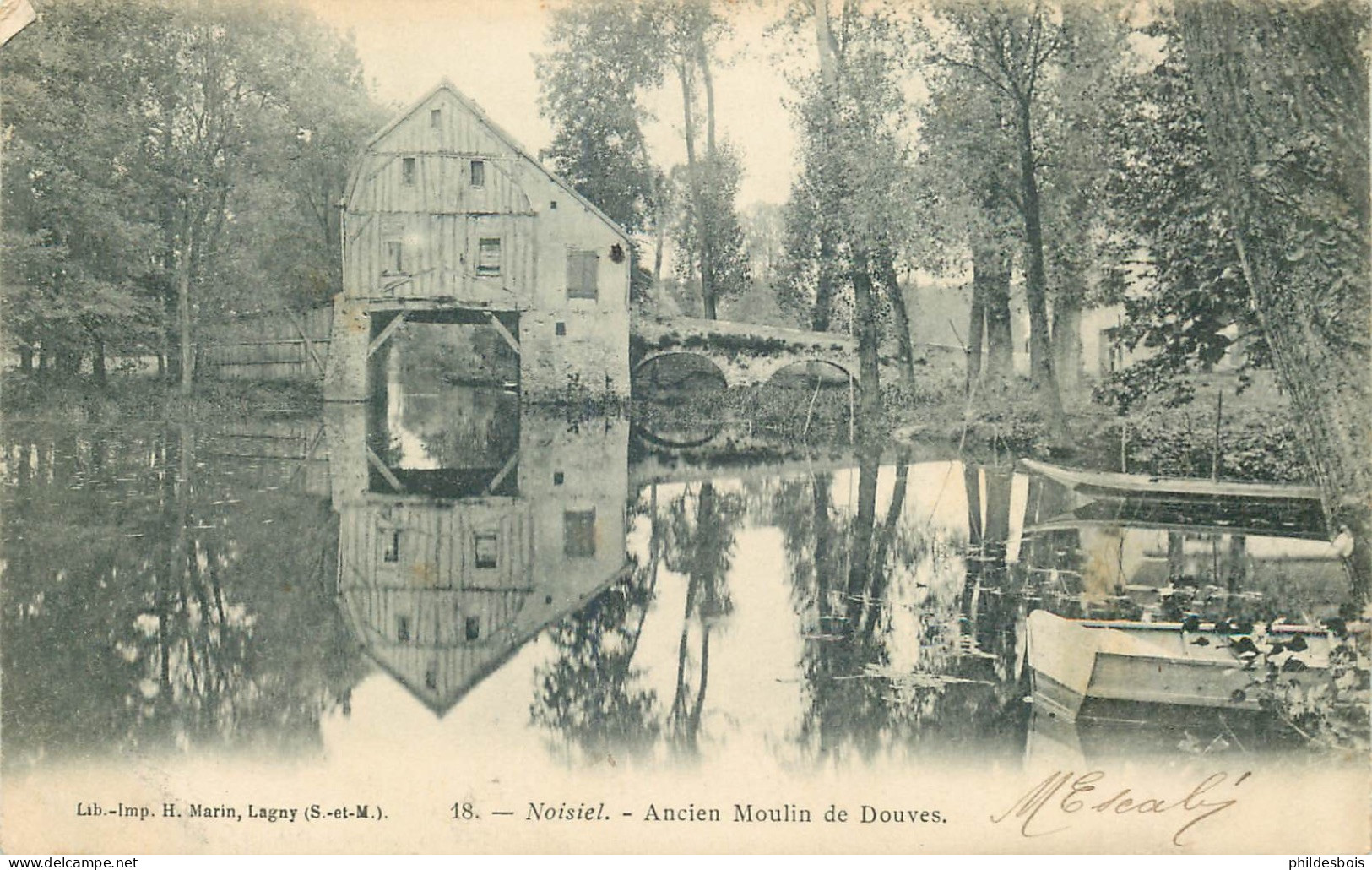 SEINE ET MARNE  NOISIEL  Ancien  Moulin Des Douves - Noisiel