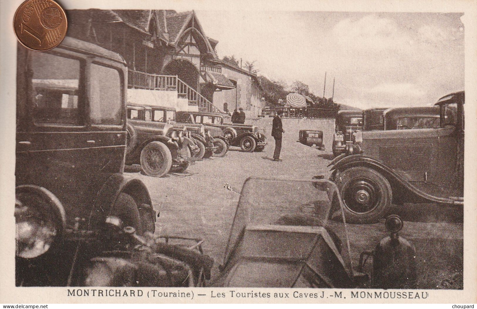 41  - Carte Postale Ancienne De  MONTRICHARD   Les Touristes Aux Caves  J.M.MONMOUSSEAU - Montrichard