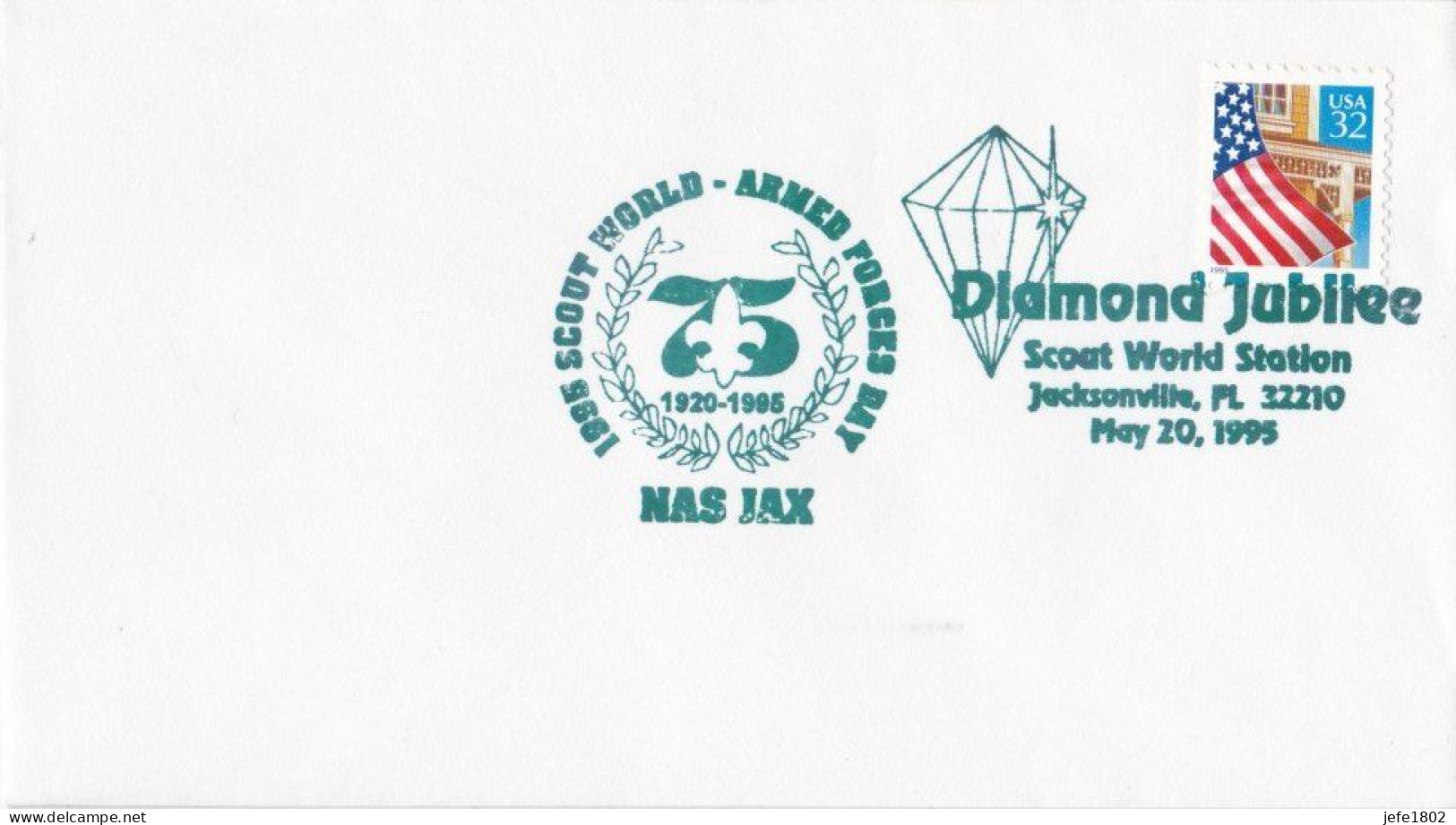 1995 Scout World-Armed Forces Day - 75 Years 1920-1995 Diamond Jubilee - Gebraucht