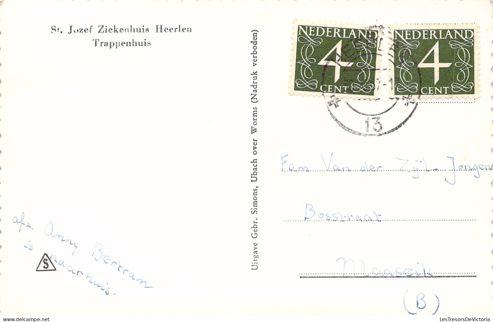 PAYS BAS - St Jozef Ziekenhuis Heerlen Trappenhuis - Carte Postale Ancienne - Other & Unclassified