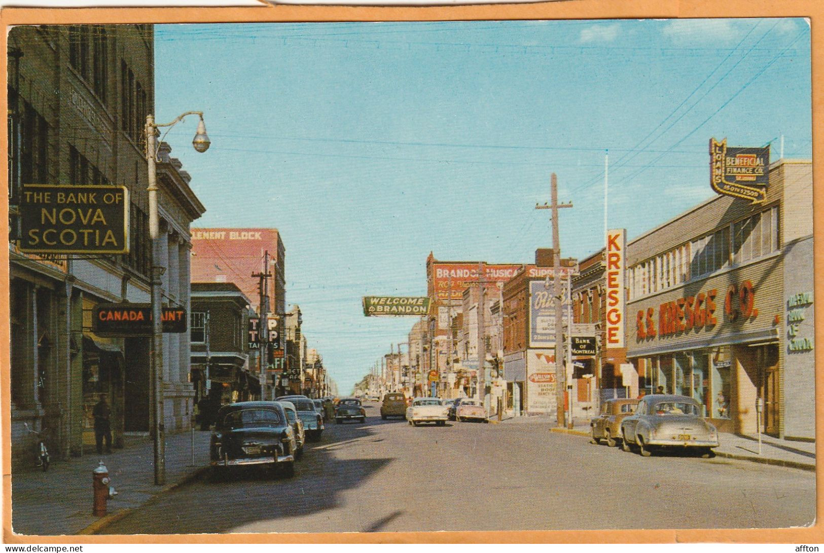 Brandon Manitoba Canada Old Postcard - Brandon